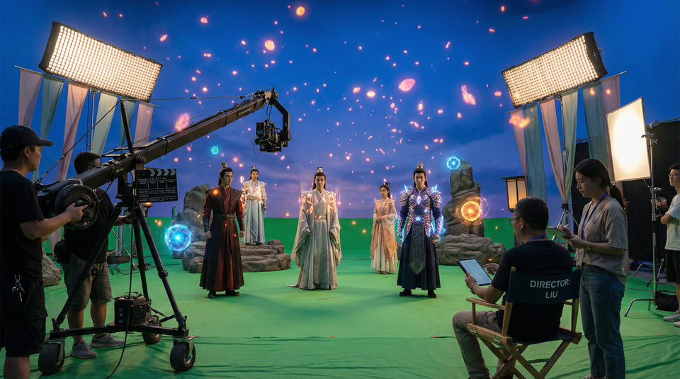 大象传媒影视传媒视频制作现场